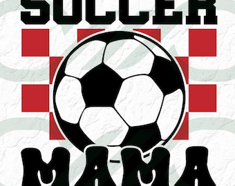 Voetbal moeder svg png | Svg-snijbestanden voetbal voor de cricut | Voetbal mama svg | Sport moeder shirt svg | Voetbalseizoen svg png | Commercieel gebruik