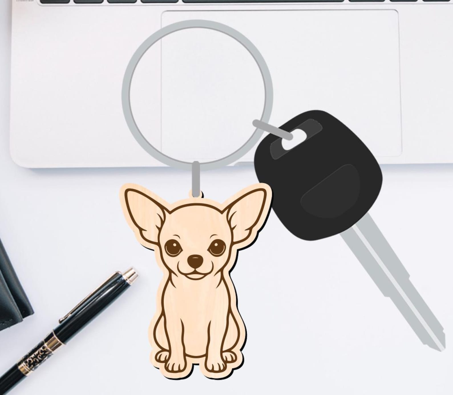 67 Dog Breeds Keychain SVG and PNG Bundle Designs | Dog Breeds Heads ...