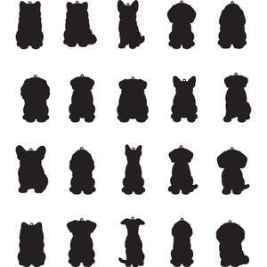 67 Dog Breeds Keychain SVG and PNG Bundle Designs | Dog Breeds Heads ...
