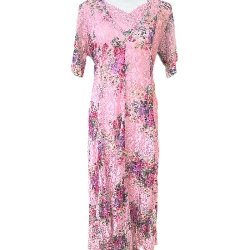 Scrap Lace Maxi Dress (L)