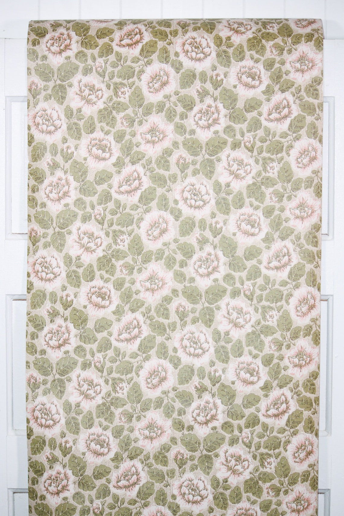 1950s Vintage Wallpaper by the Yard Floral Wallpaper With Etsy