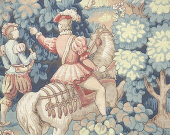 1900s Vintage Wallpaper by the Yard - Antique Scenic Wallpaper