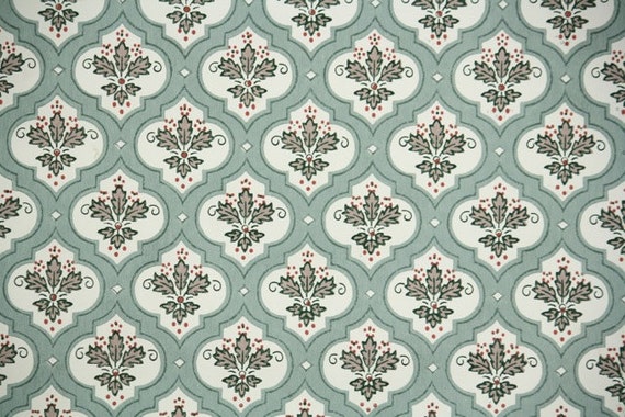 1940s Vintage Wallpaper by the Yard Leaf Pattern in - Etsy 1940s Vintage Wallpaper by the Yard Leaf Pattern in - Etsy