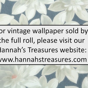 1950s Vintage Wallpaper by the Yard Floral Vintage Wallpaper with Tiny Red and Yellow Flower Bouquets on Pink image 4