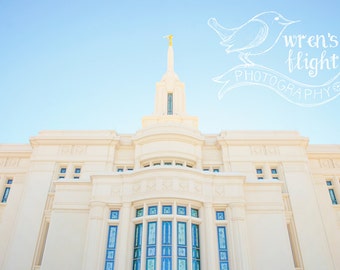 Payson Utah Temple - Digital Download - Cheerful and Bright Fine Art Photography