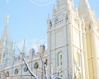 Salt Lake Temple - Digital Download - Cheerful and Bright Fine Art Photography