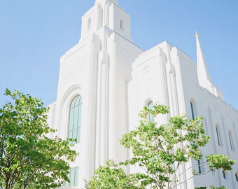 Brigham City Temple - Digital Download - Cheerful and Bright Fine Art Photography