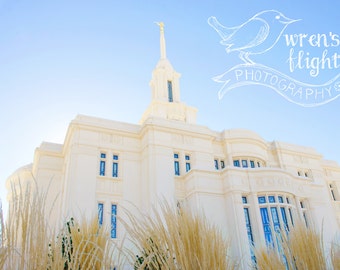 Payson Utah Temple II - Digital Download - Cheerful and Bright Fine Art Photography