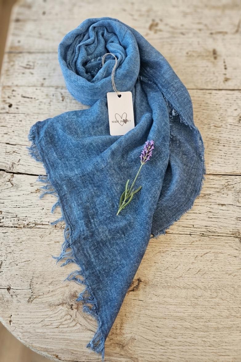 Italian Vintage process Scarf, 100% Bamboo.