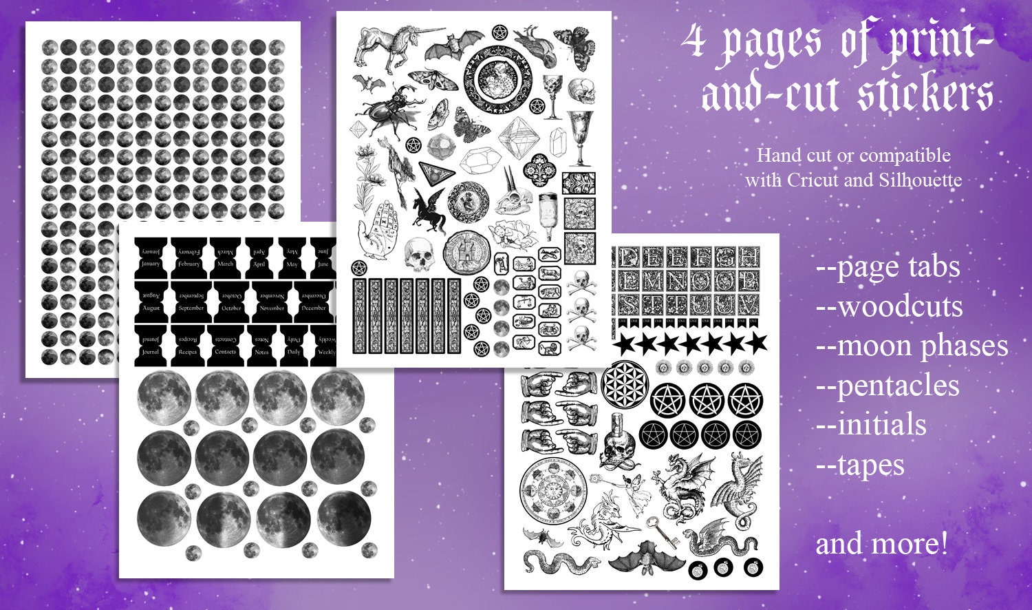 Printable Pagan Planner MEGA PDF File Almost 300 Pages of - Etsy