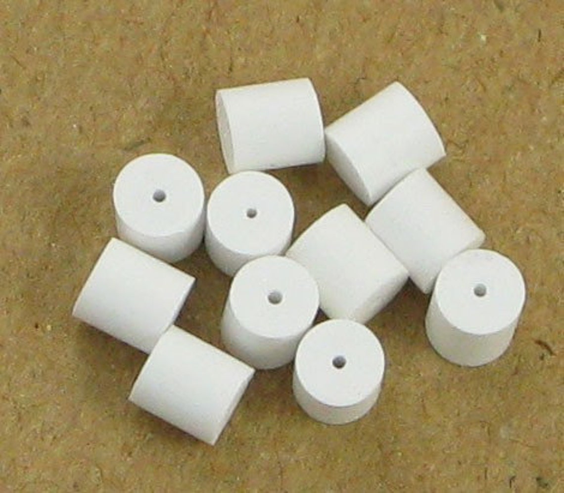 White Rubber Earring Backs 100 Pieces Etsy
