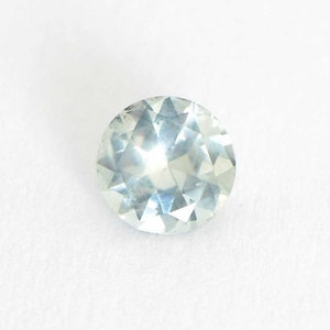 4mm Montana Sapphire, Natural Sapphire, 0.28 ct Round Sapphire, Vintage Natural Montana Sapphire, Light Blue Montana Sapphire