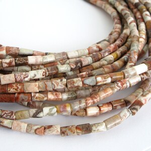 5 mm Crazy Lace Agat Koraliki, Wspaniałe Kolory, Crazy Lace Agat Rurki Koraliki, Naturalne Kolorowe Kamienne Koraliki, Aga220