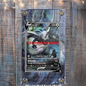 Dalle de caisse personnalisée Pokemon Lugia V Alt Art 186 Tempête d'argent