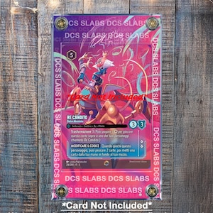Disney Lorcana Shimmering Skies King Candy Sweet Abomination 218/204 Enchanted Capítulo 5 Estojo personalizado