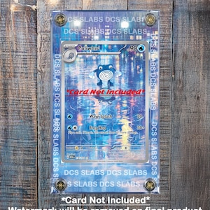 Pokemon 151 Poliwhirl IR 176/165 Vitrine personnalisée de Pokemon 151