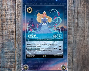 Disney Lorcana Aurora Dreaming Guardian 213/204 Chapter 1 Enchanted Custom Case