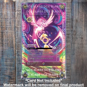 Disney Lorcana Shimmering Skies Archimedes Electrified Owl 208/204 Enchanted Chapter 5 Custom Case