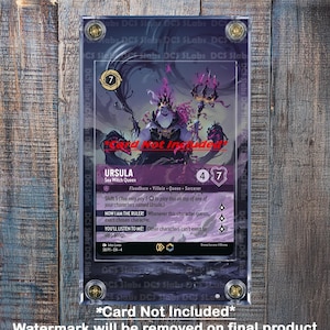 Disney Lorcana Ursula Sea Witch Queen 38/P1 Prize Promo Chapter 4 Enchanted Custom Case
