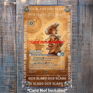 Disney Lorcana Azurite Sea Captain Amelia Commander of the Legacy 221/204 Enchanted Chapter 6 Custom Case