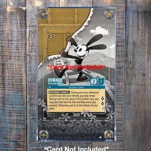 Disney Lorcana D23 Expo Collection Oswald The Lucky Rabbit #6 Promo Custom Case