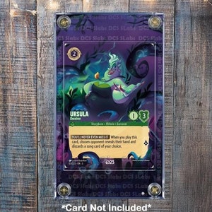 Disney Lorcana D23 Expo Collection Ursula Deceiver 03 Promo Custom Case