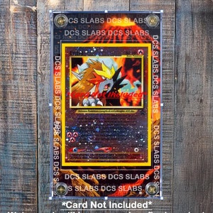 Pokemon Entei Promo 34 Filme Black Star Custom Display Case Slab