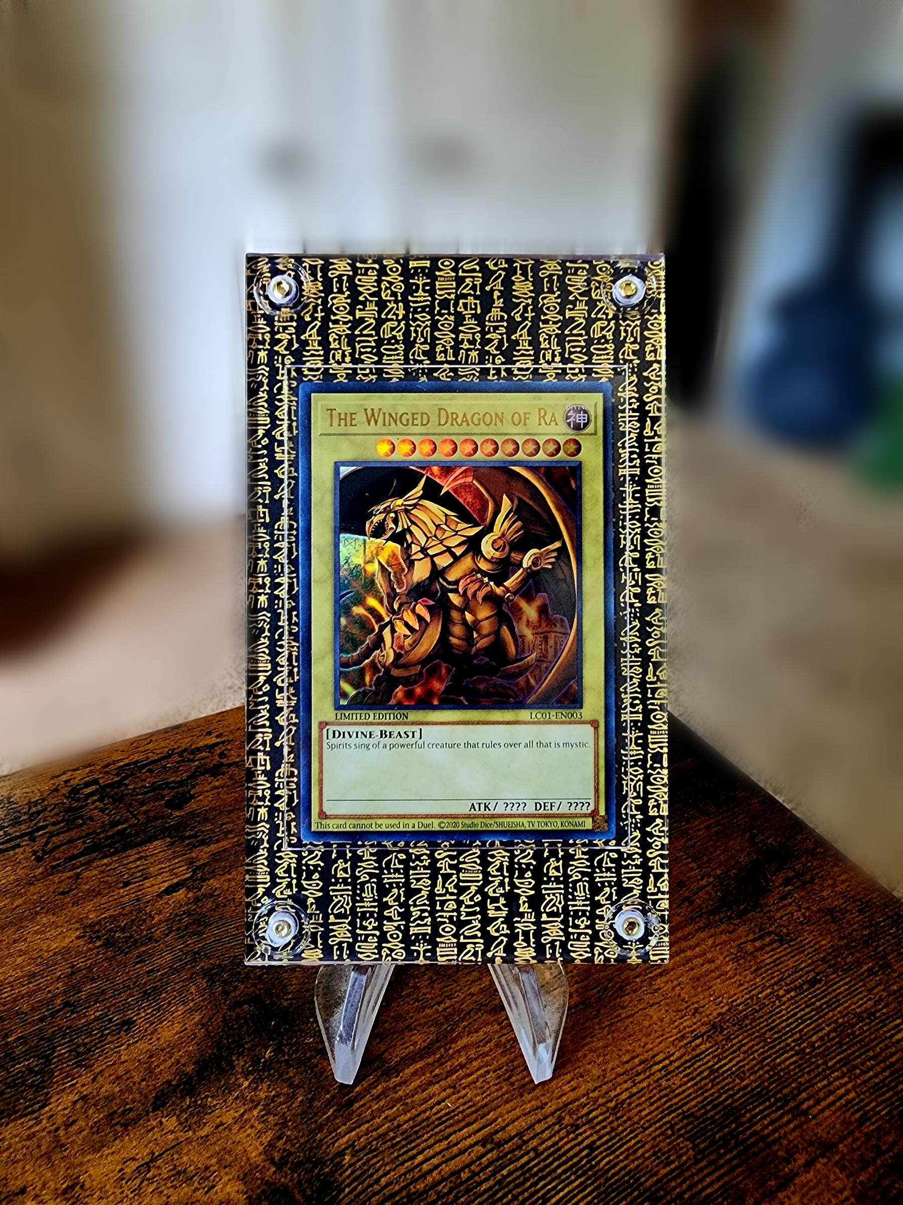 X3 Yugioh Prismatic Hyrogliphics Egyptian Gods Case Slabs - Winged Dragon  of Ra, Slifer the Sky Dragon, Obelisk the Tormentor - Etsy