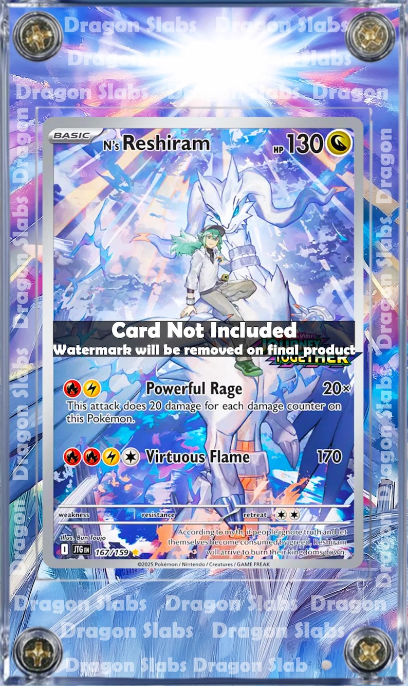 R Salamence And Reshiram N's Reshiram English 167/159 - Journey