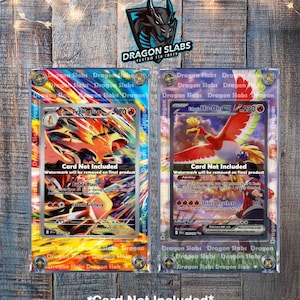 Estuches de arte extendido de Pokémon: Ho-Oh ex 230/182 de Ethan y Typhlosion 190/182SIR Destined Rivals de Ethan