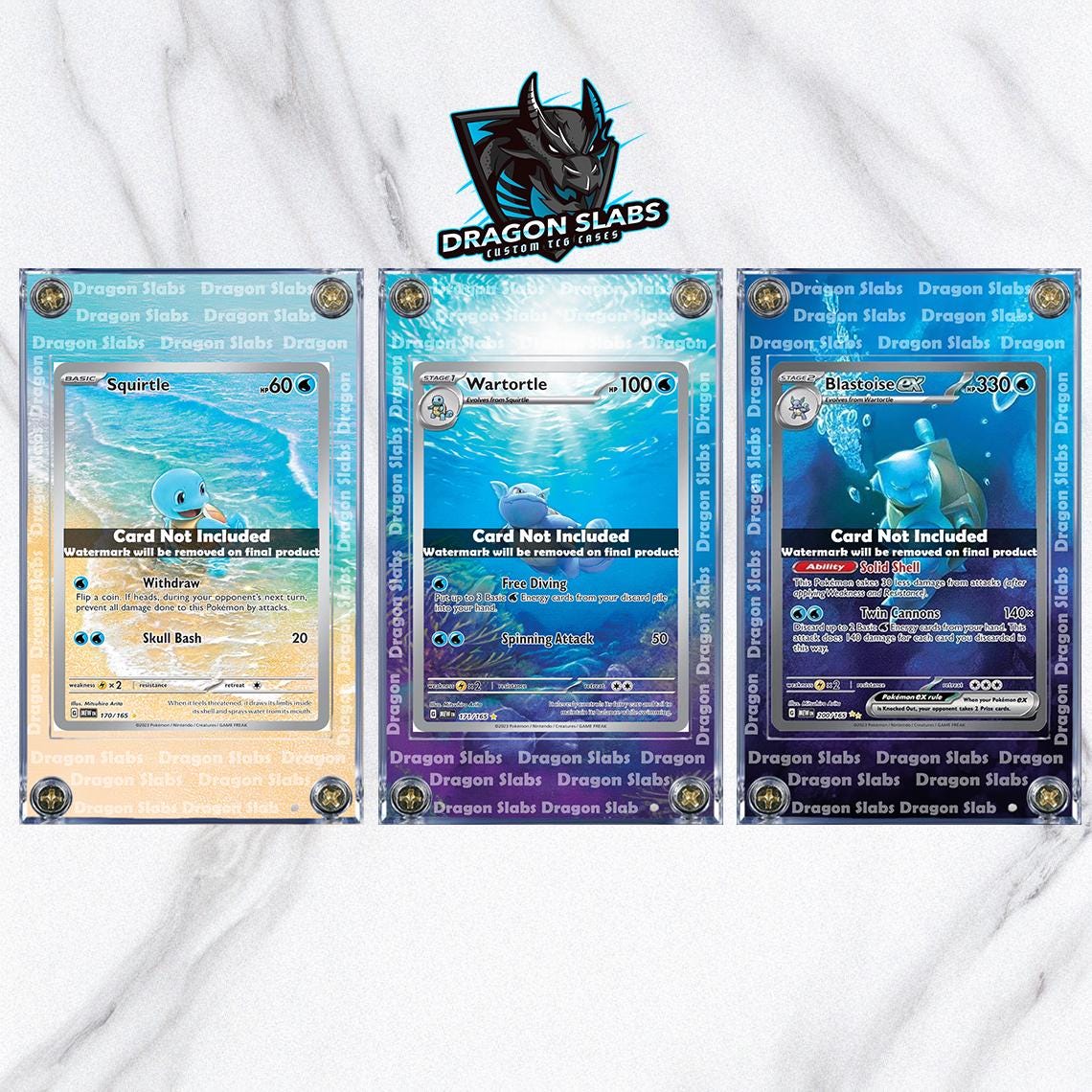 Squirtle Wartortle Blastoise 151 - Etsy Canada