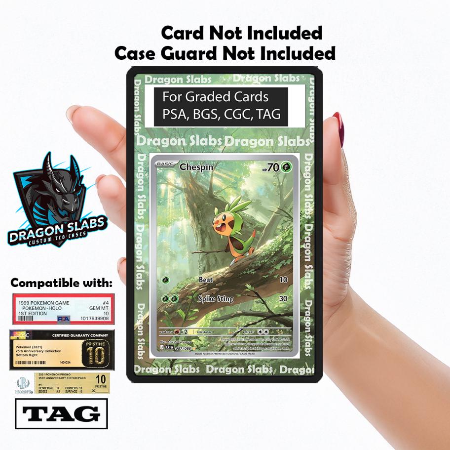 Chespin 087/086 Chaos Rising PSA Bgs CGC Tag Extended Artwork