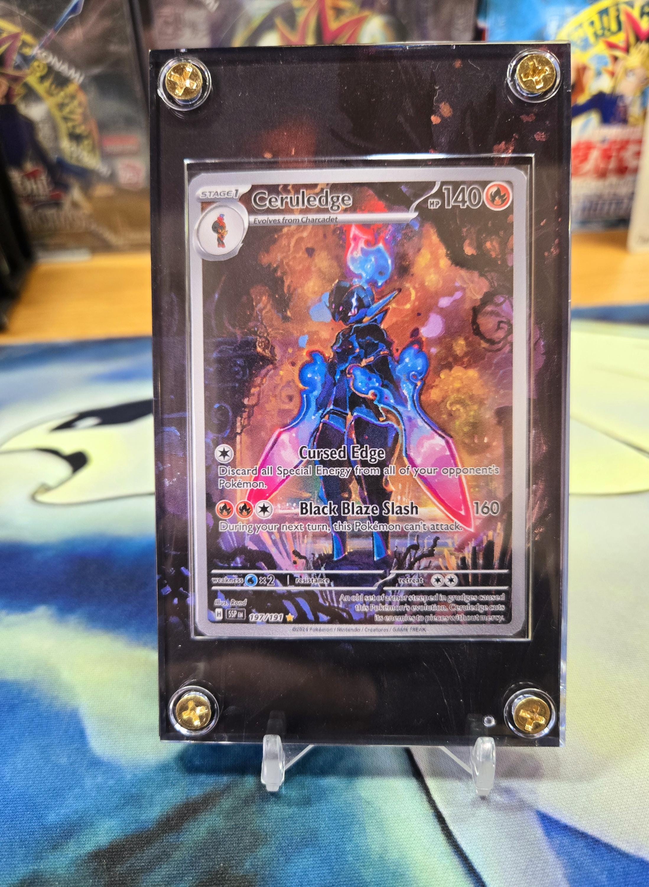 197 191 pokemon card Ceruledge 197/191 Illustration Rare SV08: Surging Sparks Pokemon TCG NM