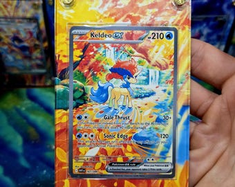 Pokemon Keldeo EX 167/086 White Flare Extended Art Case - Etsy Pokemon Keldeo EX 167/086 White Flare Extended Art Case - Etsy