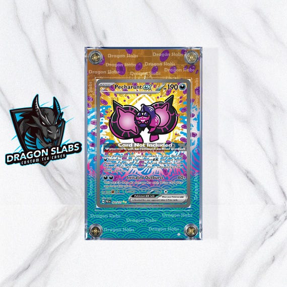 Pokemon Pecharunt EX SIR 163/131 Prismatic Evolutions Extended Artwork Case  - Etsy