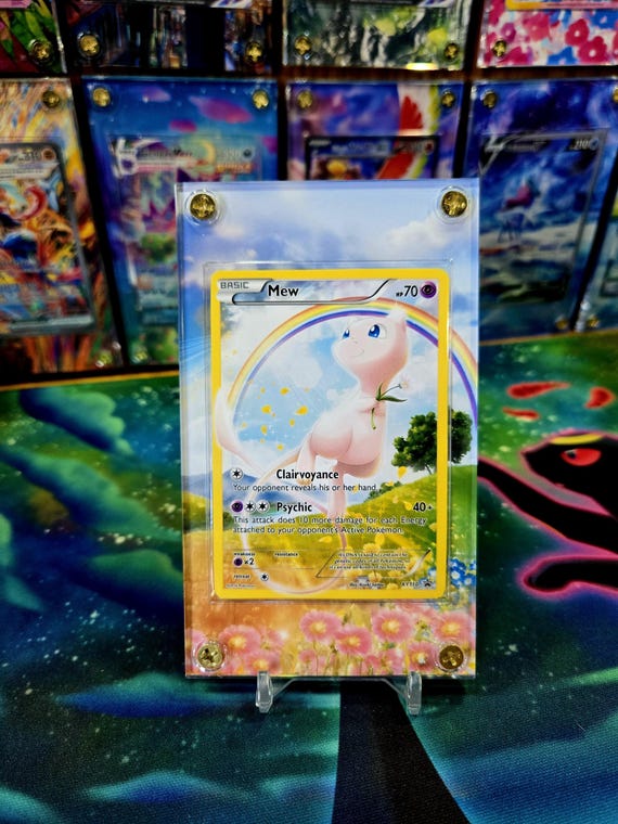 Pokemon Mew XY 110 Promo Extended Art Case - Etsy display picture 1