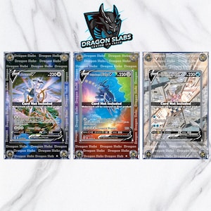 x3 Pokemon Origin Forme Dialga V 177/189 167/189 Palkia V Arceus V 166/172 Astral Radiance Custom Display Cases
