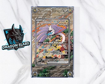 Pokemon Raging Bolt EX SIR 166/131 Prismatic Evolutions - Custodia con artwork esteso