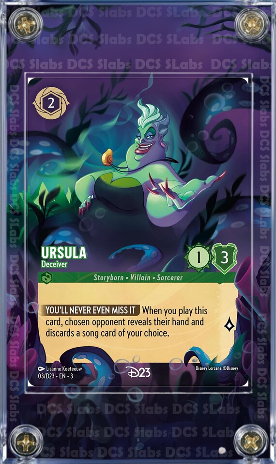 lorcana cards d23 Disney Lorcana TCG D23 Collection promo set announced