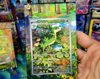 Pokemon Servine IR 088/086 Black Bolt Extended Art Case - Etsy Australia