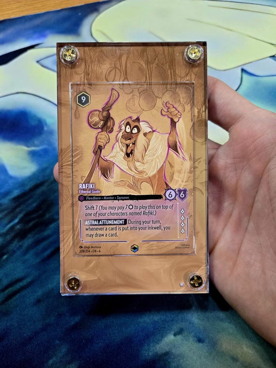 Disney Lorcana Azurite Sea Rafiki Ethereal Guide 208/204 Enchanted