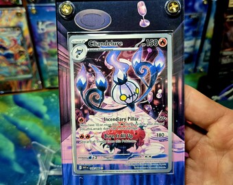 Pokemon Chandelure 103/086 IR White Flare Extended Art Case - Etsy