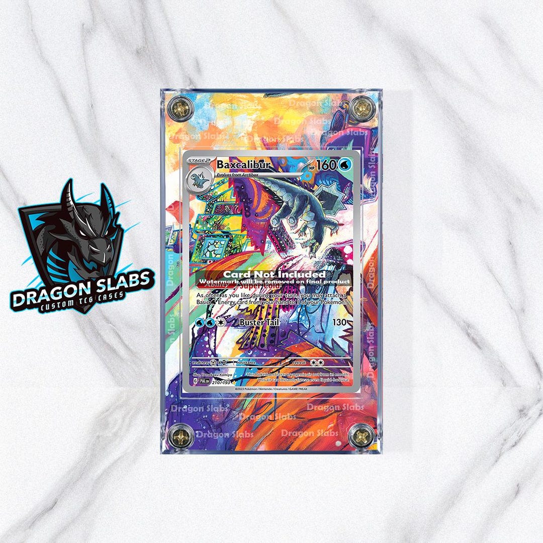 Pokemon Baxcalibur 210/193 Paldea Evolved Extended Artwork Case - Etsy Pokemon Baxcalibur 210/193 Paldea Evolved Extended Artwork Case - Etsy