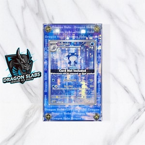 Caixa de exibição personalizada Pokémon 151 Poliwhirl IR 176/165 da arte estendida Pokémon 151
