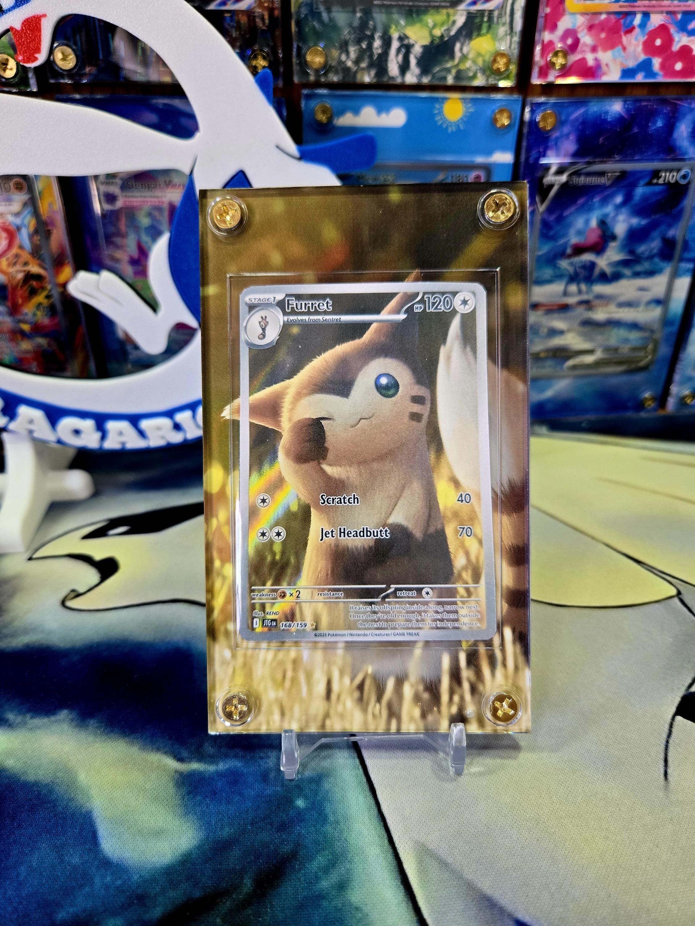 Pokemon Furret 168/159 Journey Together Extended Art Custom Case - Etsy