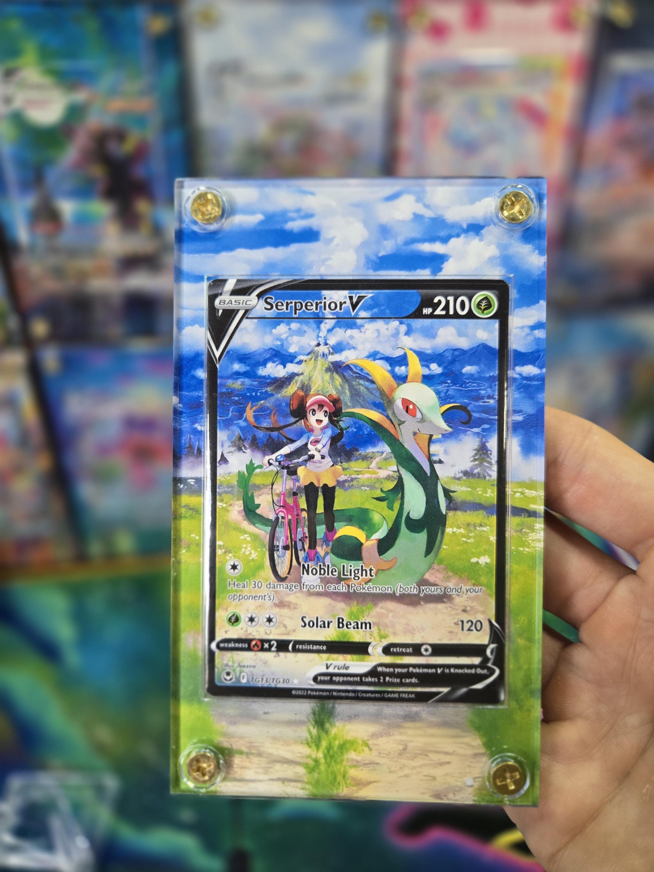 serperior v pokemon card TG13 Trainer Gallery Silver Tempest Extended Art | Display Case The item may be similar but not exactly the same as the image (e.g Serperior V 084/068