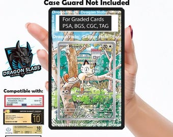 Meowth IR 106 Fiamme Fantasmatiche PSA Bgs Cgc Tag Illustrazione Estesa Pokemon TCG