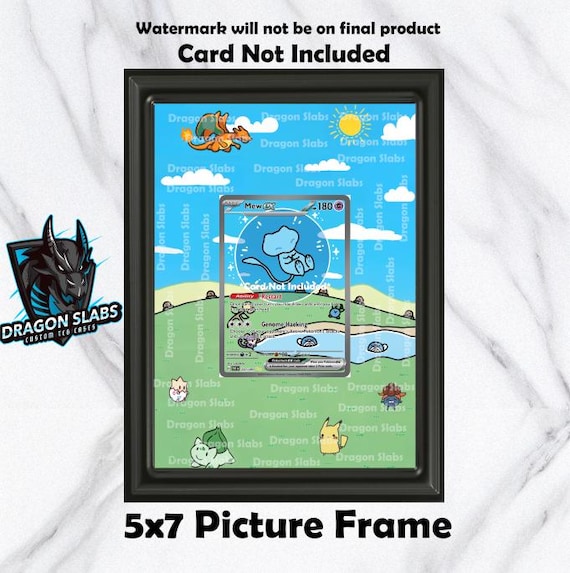 Mew EX SIR 232 Paldean Fates Pokemon Extended Art Frame 5x7 Frame
