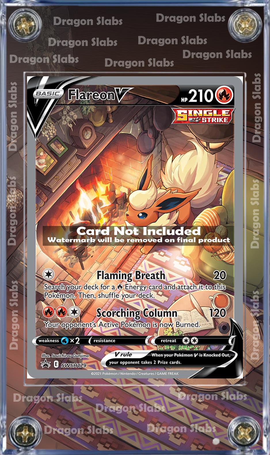 Pokemon Flareon V Alt Art SWSH179 Promo Extended Artwork Case - Etsy