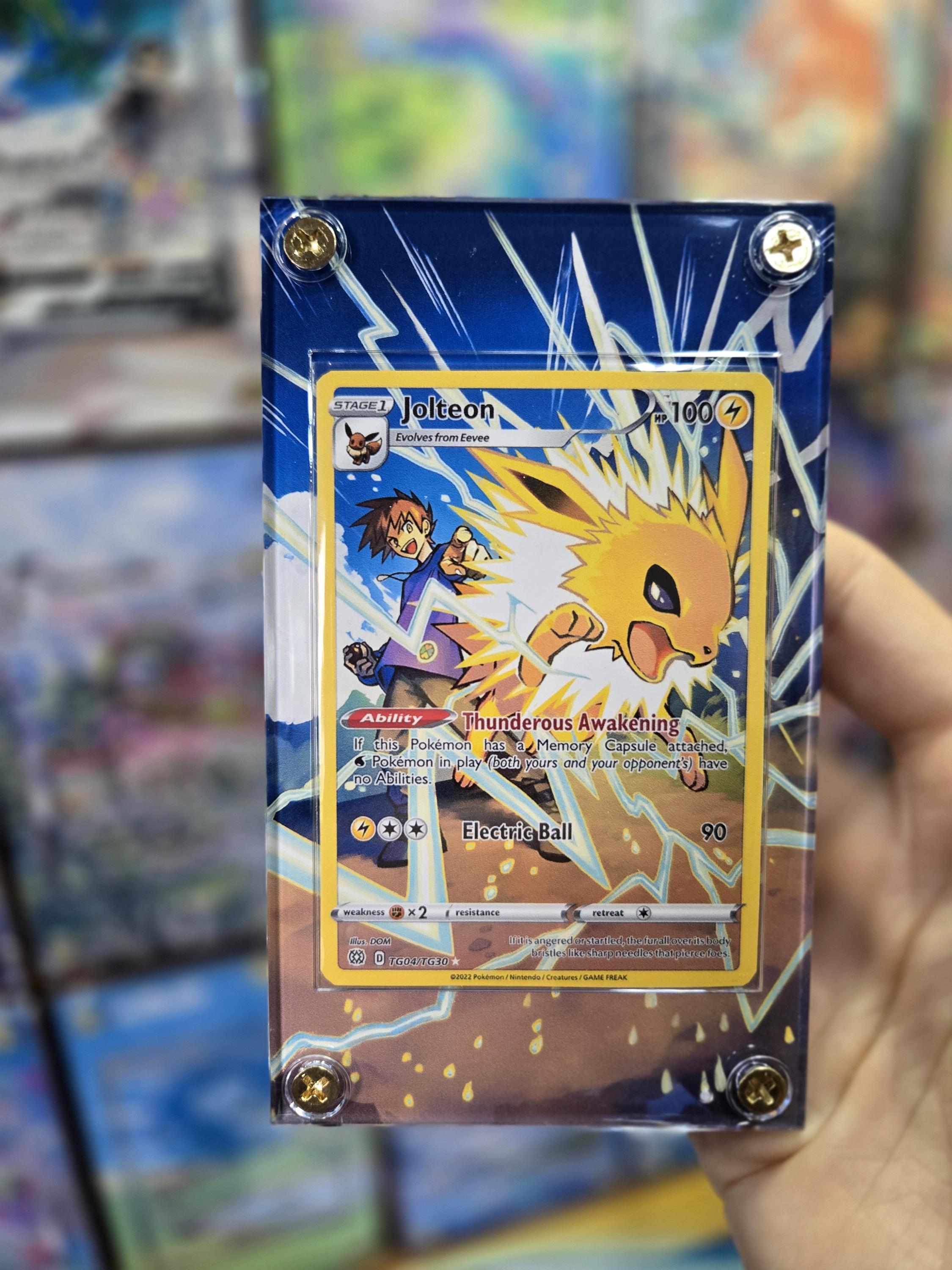 pokemon tcg brilliant stars tg04 tg30 jolteon card (TG04/TG30) [Sword & Shield: Stars] Shield Brilliant Stars #TG04 PSA Authenticated 9 Card Jolteon - Brilliant Stars Pokmon